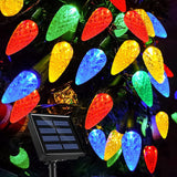 Lumify Solar C6 Strawberry Lights – Cool-to-Touch 100 LED String Lights for Kids' Playhouse and Backyard Family Zones