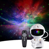 Astronaut Galaxy Projector for Sleep and Meditation - Silent Ambient Night Light with Soft Nebula and Dimmable Settings
