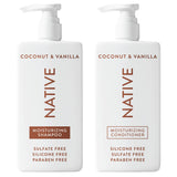 Native Shampoo and Conditioner – Mindful Shower Experience, Naturally Derived Formula for Color-Treated and Dry Hair