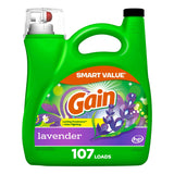 Gain Liquid Laundry Detergent Lavender – Kid Bedroom Laundry for Tough Stain Pre-Treat and Family Freshness