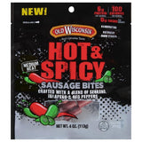 Old Wisconsin Hot & Spicy Sausage Sticks – No Filler Clean Label Snack