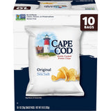 Cape Cod Less Fat Original Kettle Chips – 1oz Portion Bags for Clean-Eating Snackers, Guilt-Free Pantry Staple