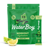 Waterboy Workout Hydration | Self-Care Electrolyte Stick Packets for Keto & Intermittent Fasting | Calm, Sugar Free Daily Support