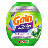 Gain Flings Super Fresh Blast Pacs – Pre-Measured Laundry Detergent for Nursery, Playroom, and Kids' Bedroom Linens, 112 Count