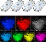 LUXMOO 4-Pack Rechargeable LED Lights – Flameless Night Lighting Safe Around Kids and Pets