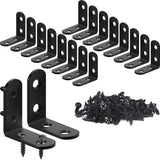 FATLODA L Bracket Set – Rustproof Outdoor Bracket for Fence Panels and Patio Wood Structures