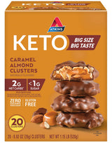 Atkins Caramel Almond Clusters – Thoughtful Gift for Keto Friends, Multi-Pack Variety Box