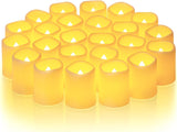Homemory Flameless Candle Set – 24 Pack of Flickering LED Votives for Housewarming Gifts and Wedding Favors
