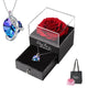 Red Rose + Alloy Necklace