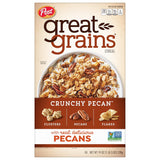 Great Grains Crunchy Pecan Cereal – 38g Whole Grains for a Quick Pre-Workout Morning Fuel Bowl, 19 Ounce