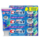 Crest Bubblegum Toothpaste for Kids – Daily 2-Minute Wellness Habit, Color Cue Builds Lifelong Brushing Routine