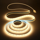 Aclorol USB COB LED Strip – Child and Pet Safe 5V Low Voltage Bedroom Lighting