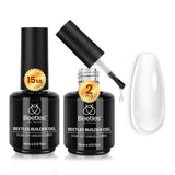 Beetles 7-in-1 Clear Builder Gel – Durable DIY Nails That Keep Up With Typing and Errands