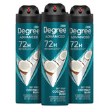 Degree Men Advanced Dry Spray Antiperspirant Adventure Scent – Mindful Grooming Essential for Sensitive Skin