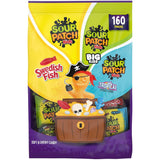 SOUR PATCH KIDS & SWEDISH FISH Bulk Halloween Candy – Pre-Portioned Trick or Treat Bags for Family Candy Stations