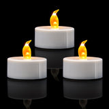 KOABY LED Tea Lights – Flickering Spa Candles for Bath Time, Self Care Night, and Relaxation Ritual