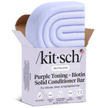 Kitsch Purple Toning Conditioner Bar – Thoughtful Birthday Gift for Blonde Friends, Biotin Hair Care Set
