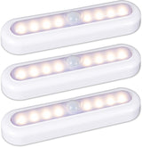 STAR-SPANGLED 3 Pack 7” Motion Sensor Light Indoor Battery Operated – Child Safe 4.5V LED Night Light for Nursery, Kids Room, and Stairs