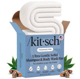 Kitsch 2-in-1 Shampoo Body Bar – TSA-Friendly Travel Companion for Carry-On and Camping