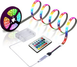LED Strip Lights Battery Powered – Clean Simple Accent Lighting for Minimalist Bedroom and Intentional Living Spaces