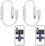 Aubric LED Strip Dimmer 2-Pack – Home Office Focus Lighting Remote for Desk Back and Monitor Glow