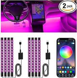 Winzwon Car Accessories LED Light Strip – Unique Christmas and Valentine's Day Gift for Her, USB Powered Truck Cabin Decor