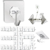Adhesive Wall Hooks – Waterproof Heavy-Duty Hooks for Patio String Light Setup