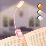Gritin 9 LED Rechargeable Book Light for Reading in Bed - Eye Friendly Wind Down Light for Nightly Reading Ritual, 3 Color Temperatures Soft Clip on Book Light