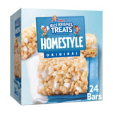 Rice Krispies Treats Homestyle Marshmallow Snack Bars After-School Snacks for Kids, No High Fructose Corn Syrup, 24 Count
