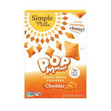 Simple Mills Pop Mmms Baked Crackers – Kid-Friendly Pizza Snack for After-School and Playdate Platters, Non-GMO