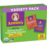 Annie's Organic Bunny Fruit Snacks – Grandparent Care Package Snack Gift for Grandkids, 22 ct Box