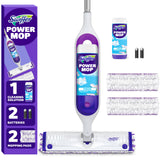 Swiffer PowerMop Multi-Surface Mop Kit for Busy Professionals, Fast Floor Cleaning in Half the Time
