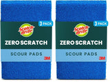 Scotch-Brite Zero Scratch Scouring Pad – Streamlined Cleaning Tool for Capsule Kitchens and Decluttered Bathrooms