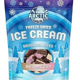 Arctic Farms Freeze Dried Ice Cream Sandwich Bites - Lightweight Backpack Snack for Hiking and Day Trips, 1.1oz Vanilla