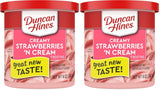 Duncan Hines Gluten-Free Pink Frosting – Streamlined Ready-to-Use Frosting for Simple, Beautiful Desserts
