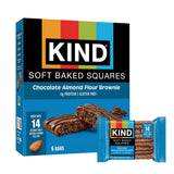 KIND Soft Baked Almond Flour Brownie – Travel and Airport Snack That Survives the Tote, 6 Count