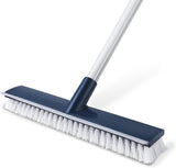 BOOMJOY Extendable Floor Scrub Brush in Gray – Stylish Cleaning Tool That Blends with Modern Bathroom and Kitchen Decor