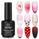 Beetles Matte Gel Top Coat – Housewarming Gift for the Beauty Lover, Salon-Quality Matte Seal for DIY Gel Manicures