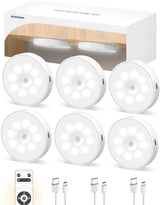 LumaGlow Tool-Free Puck Light – Clutter-Free Wireless Lighting for Intentional Apartments, Capsule Wardrobes, and Edit Closets