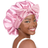 YANIBEST Adjustable Satin Bonnet – Thoughtful Birthday Gift for Women and Teens Who Love Curly Hair Care Essentials