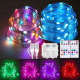 String Lights Battery Operated – Thoughtful Housewarming Gift for New Homeowners, 32.8ft Color Changing Twinkle Lights