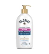 Gold Bond Age Renew Retinol Overnight Body & Face Lotion – Nightly Self-Care Ritual for Mature Skin, Firming Sleep Treatment