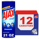 Ajax Powder Cleanser with Bleach - Commercial-Grade 12-Pack for Janitorial and Office Teams
