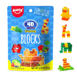 Amos Peelerz Mango Gummy Candy – Kid-Friendly School Lunchbox Snack, Resealable 2.19oz Pouch (Pack of 8)