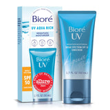 Biore UV Aqua Rich Daily Lotion SPF 50 – Travel-Sized Sun Protection for Errands, Commutes and Outdoor Days