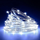 Minimax Home Minimalist LED String Lights – Clean Silver Wire Design, Warm White Ambient Glow 5m