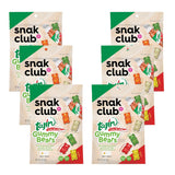 Snak Club Tajin Gummy Bears – Guilt Free Vegan Snack for Mindful Munching, Gluten Free 9 oz
