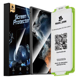 MAGIC JOHN Ceramic Screen Protector 2-Pack for Samsung Galaxy S22 Ultra – Drop-Proof Daily Shield, Shock-Resistant 7H Film