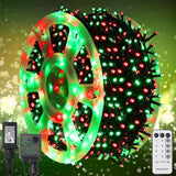 WATERGLIDE 1000 LED String Lights 328ft – Child-Safe Nursery & Playroom Decor with Timer & Remote