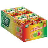 Tic Tac Fruit Adventure Mints – After-Lunch and Post-Coffee Breath Refresh for the Office, Bulk 12 Pack of 1.7 oz Flip-Top Tins